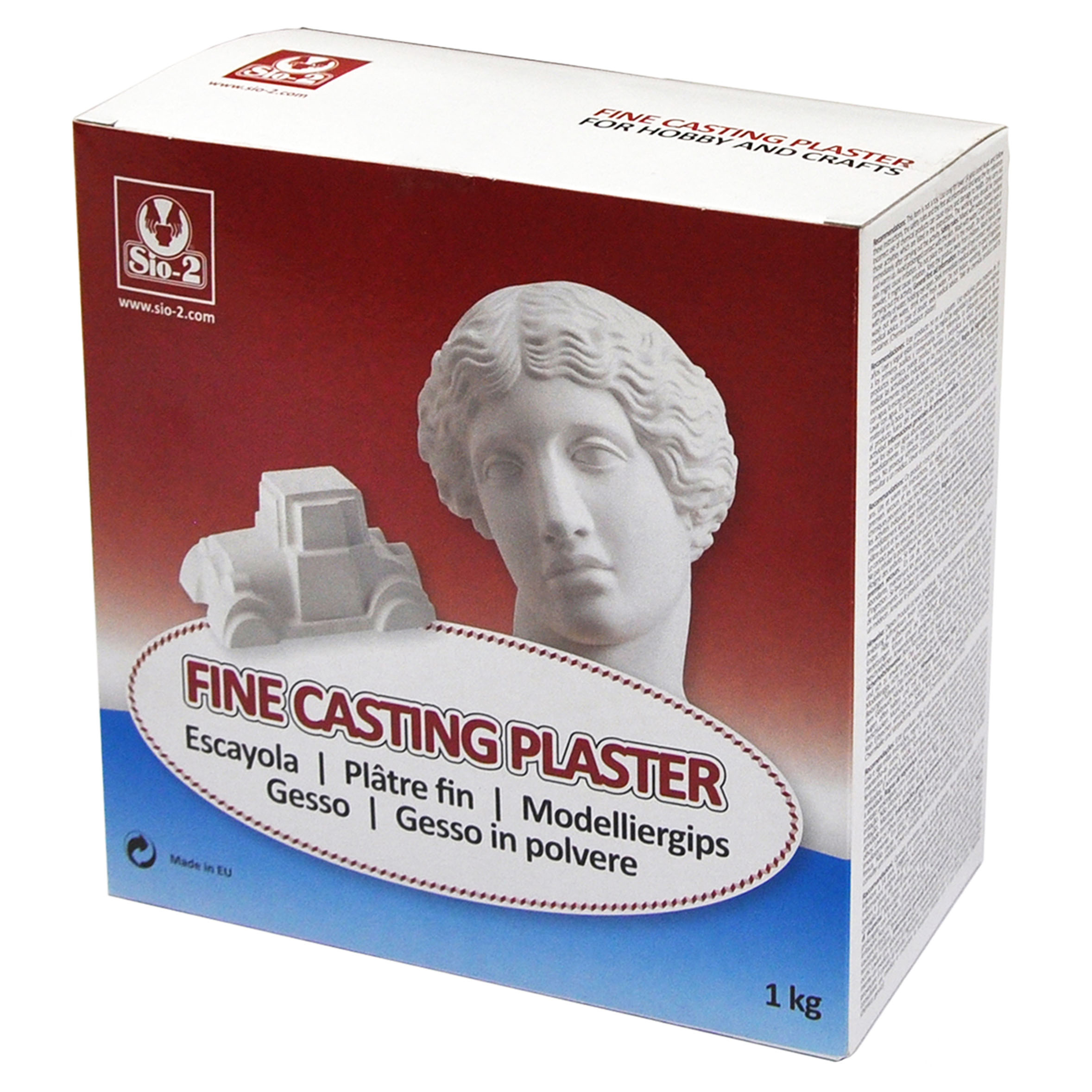 Fine casting plaster